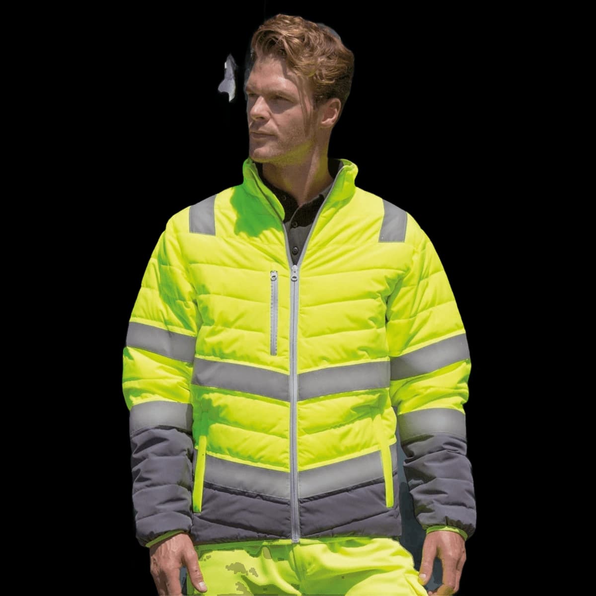 Men's Soft Padded Safety Jacket