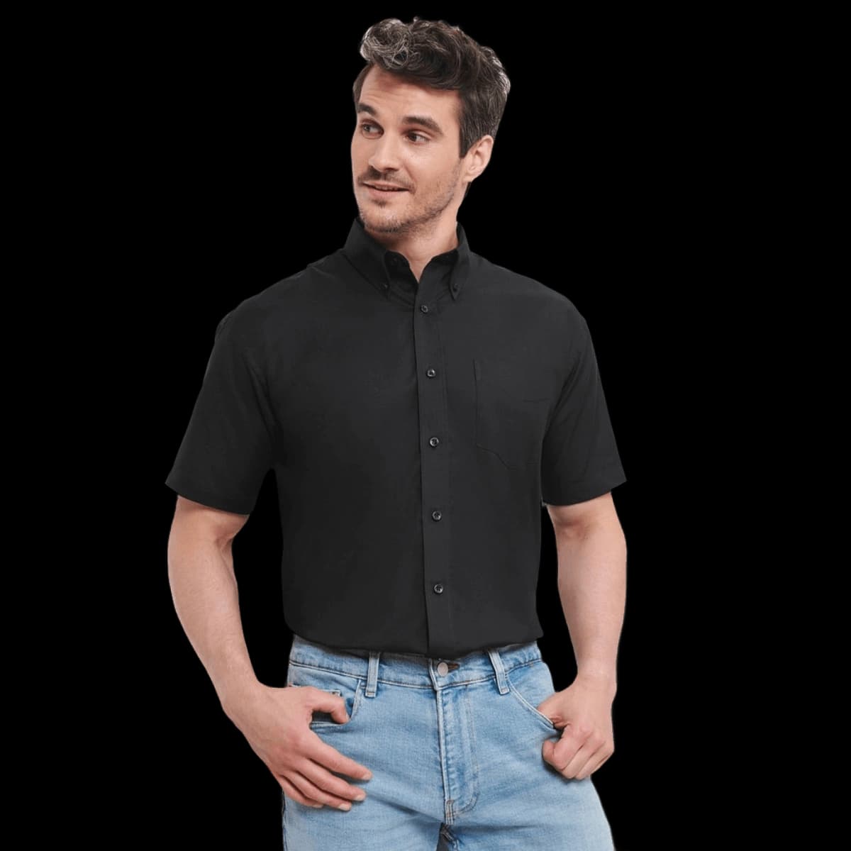 Men's Short Sleeve Classic Oxford Shirt