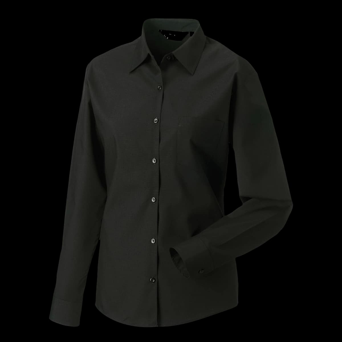 Ladies' Long Sleeve Classic Polycotton Poplin Shirt