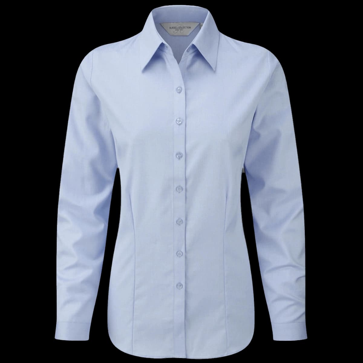 Ladies' Long Sleeve Tailored Herringbone Shirt
