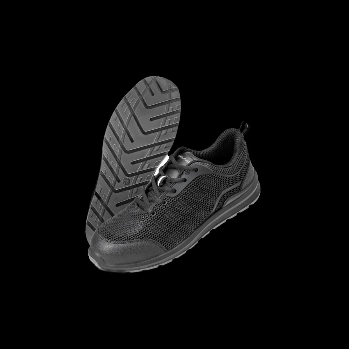 Unisex All Black Safety Trainer
