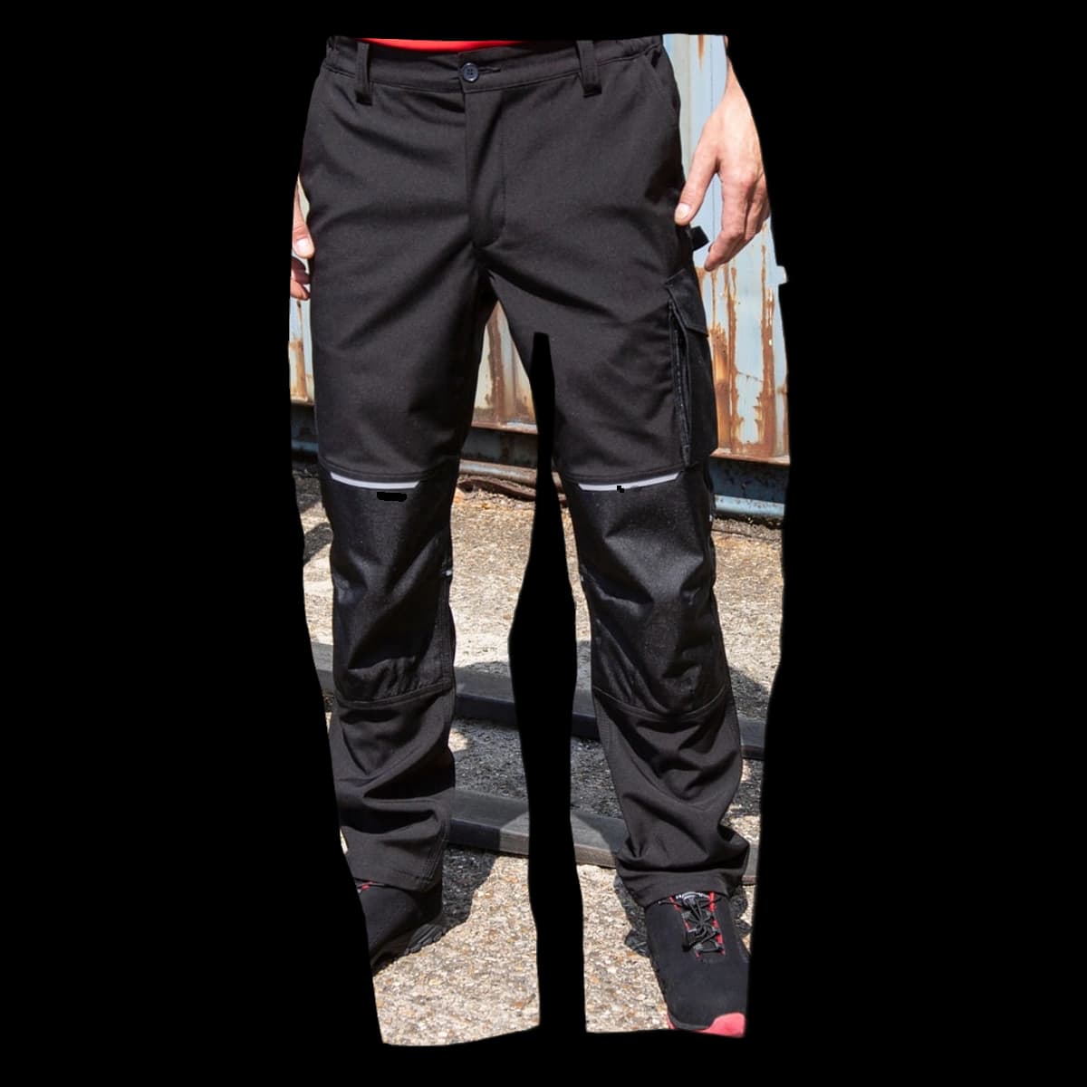 Slim Softshell Work Trousers