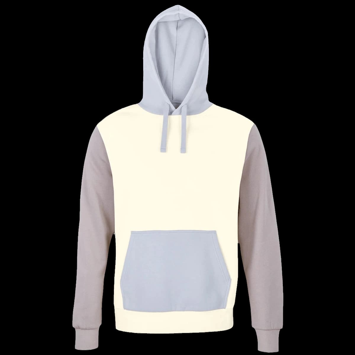 SOL'S Unisex Collins Organic Contrast Hoodie — front