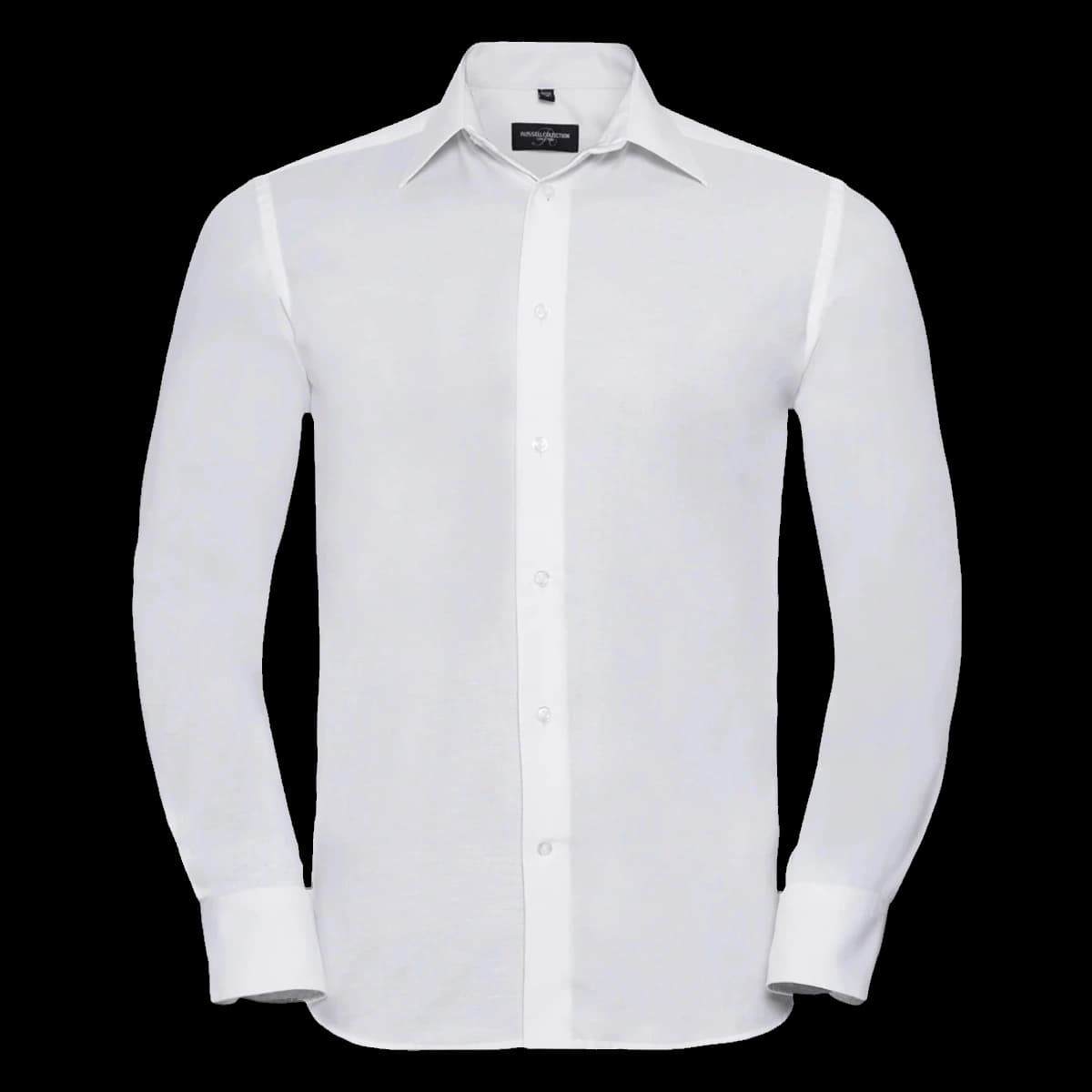 Russell Athletic Collection Long Sleeve Tailored Oxford Shirt — front