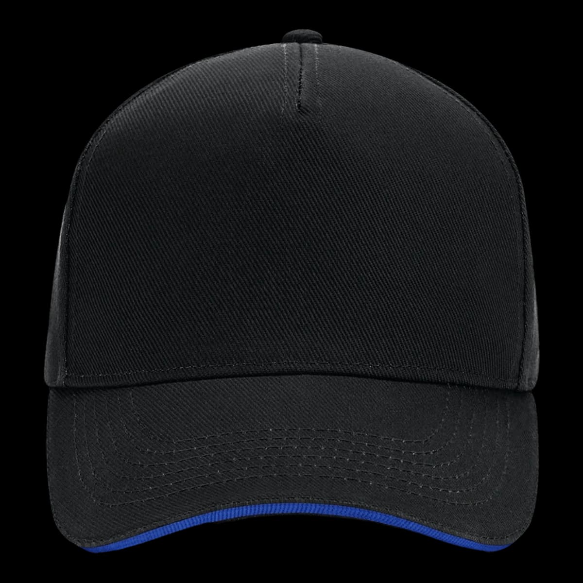 Beechfield Ultimate 5 Panel Cap with Sandwich Peak — front