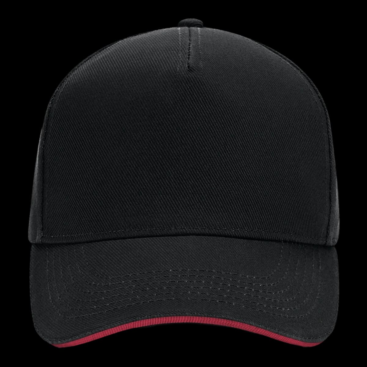 Beechfield Ultimate 5 Panel Cap with Sandwich Peak — front