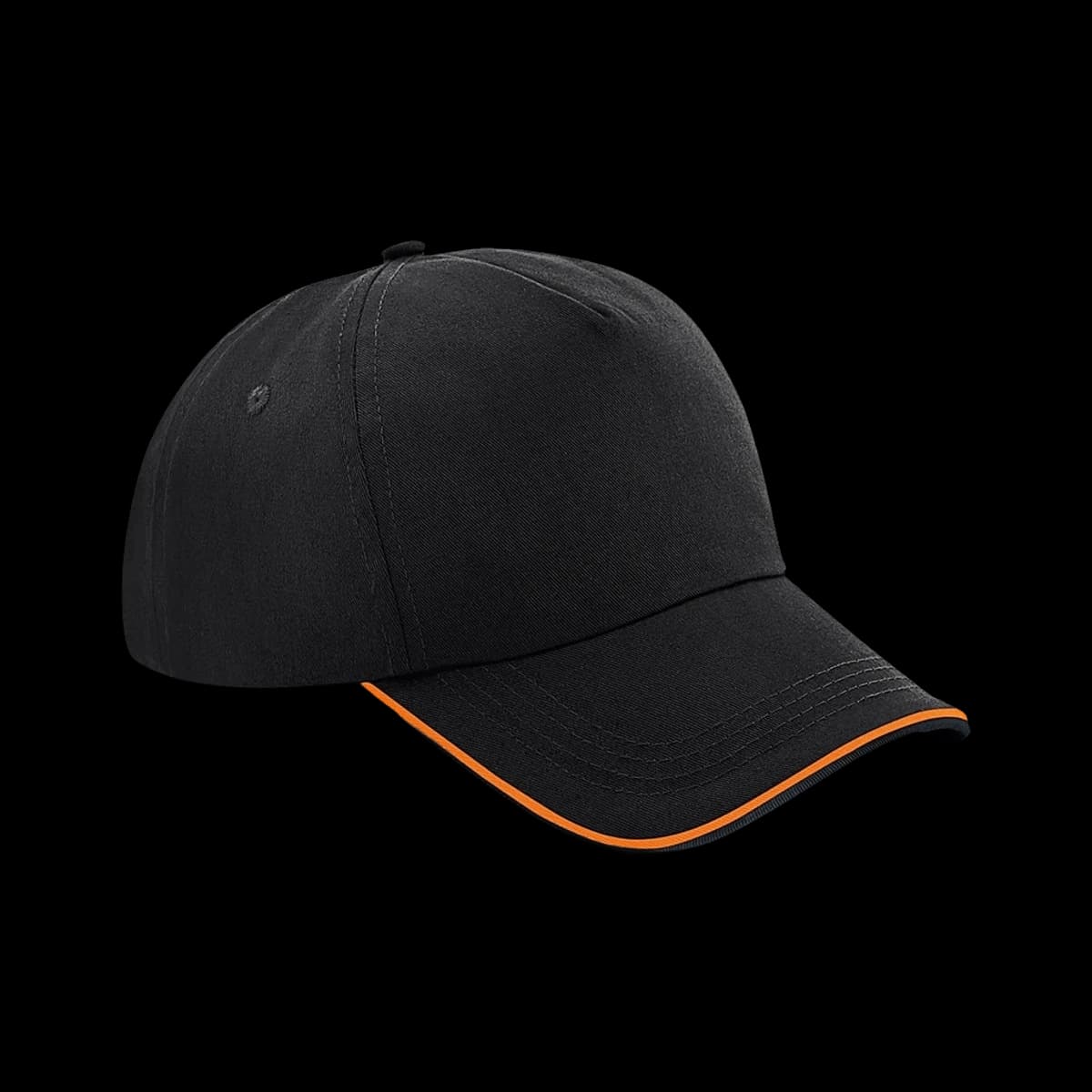 Beechfield Authentic Piped 5 Panel Cap — front