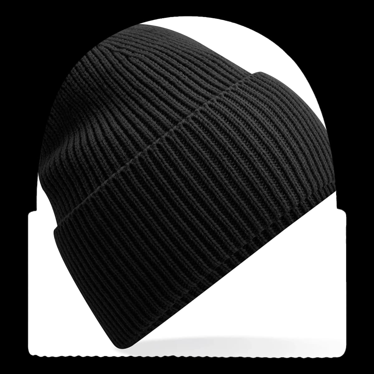 Beechfield Recycled Oversized Cuffed Beanie — front