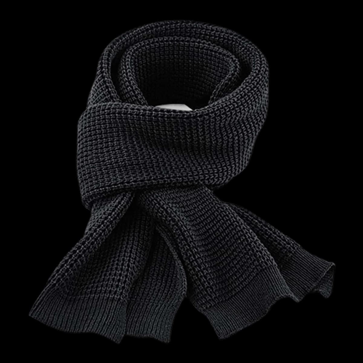 Beechfield Classic Waffle Knit Scarf — front