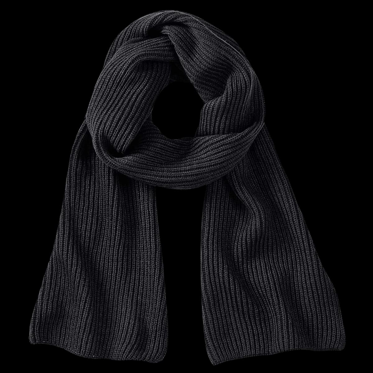 Beechfield Metro Knitted Scarf — front