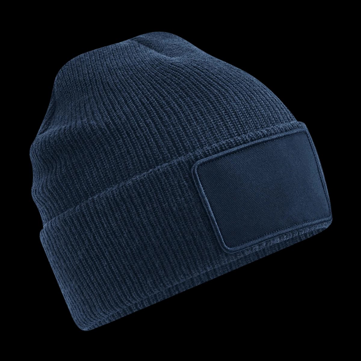 Beechfield Removable Patch Thinsulate™ Beanie — front