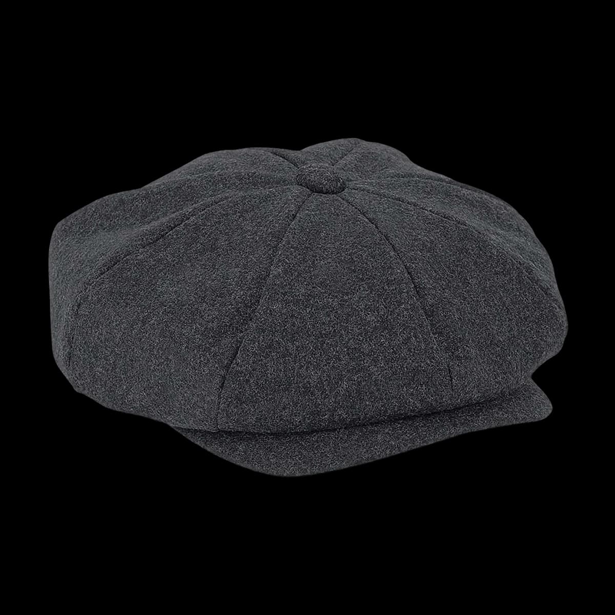 Beechfield Melton Wool Baker Boy Cap — front