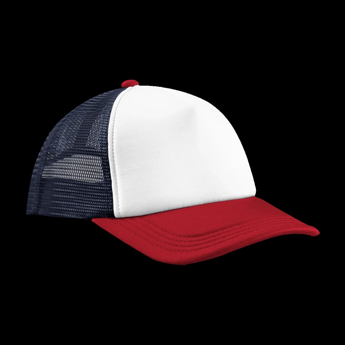Beechfield Retro 5 Panel Trucker Cap — front