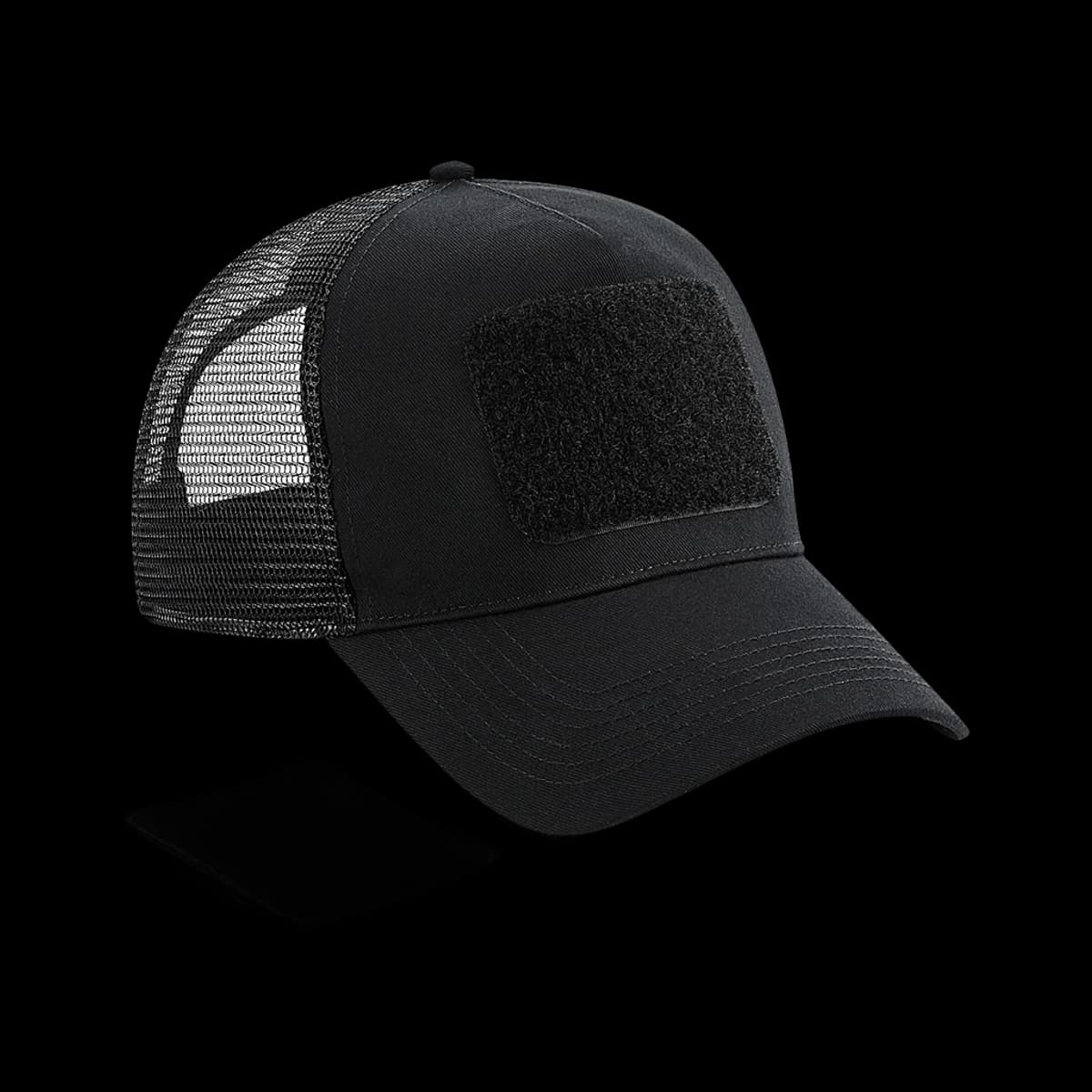 Beechfield Patch Snapback Trucker Cap — front