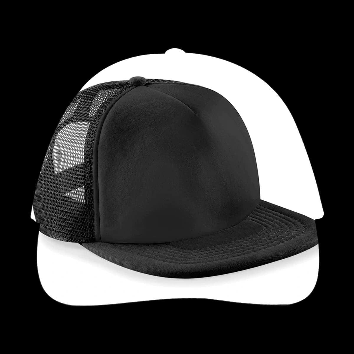 Beechfield Vintage Snapback Trucker Cap — front