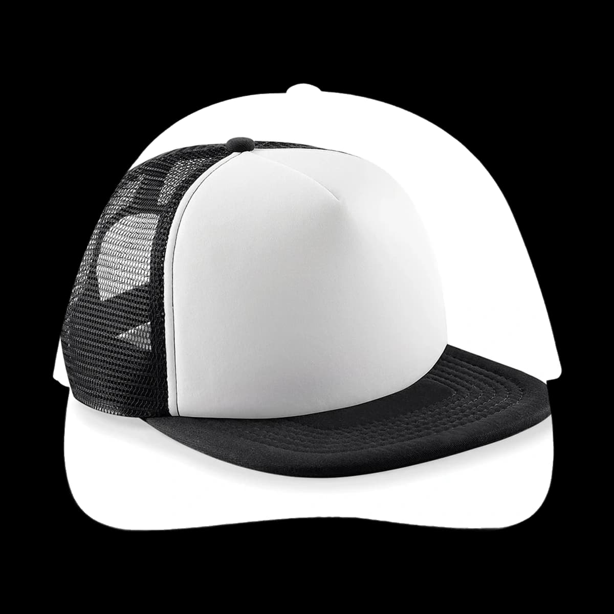 Beechfield Vintage Snapback Trucker Cap — front