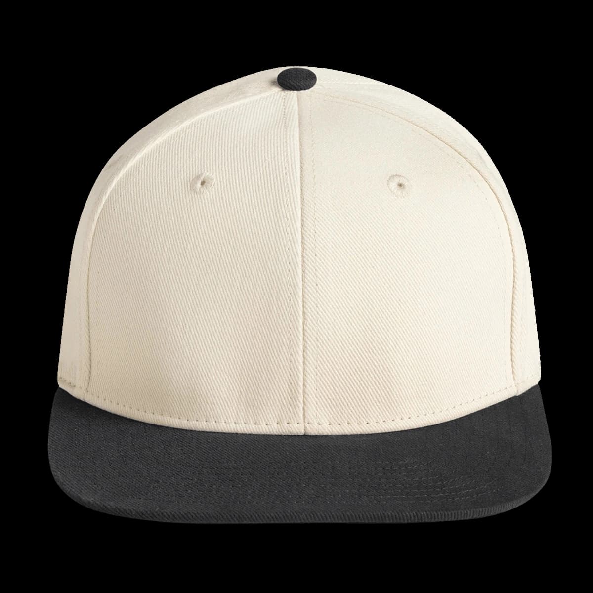 Beechfield Contrast Flat Peak 6 Panel Cap — front