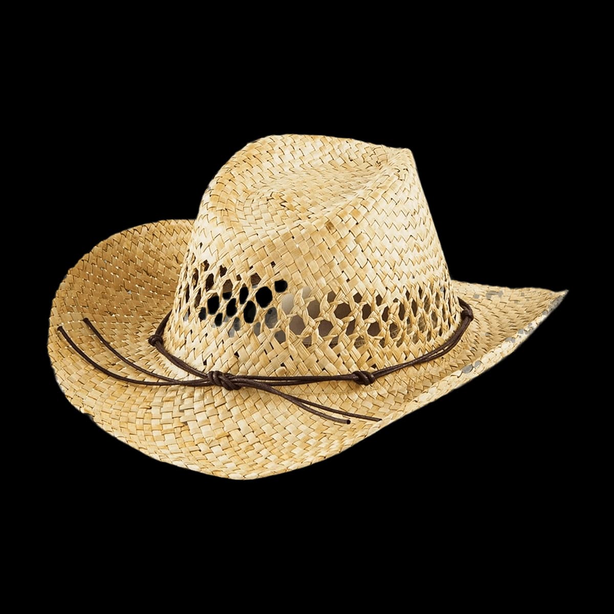 Beechfield Straw Cowboy Hat — back