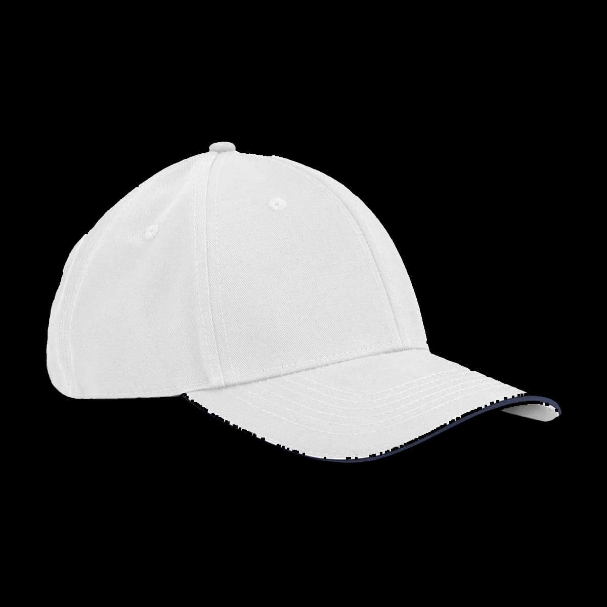 Beechfield EarthAware® Classic Organic Cotton 6 Panel Sandwich Peak Cap — front