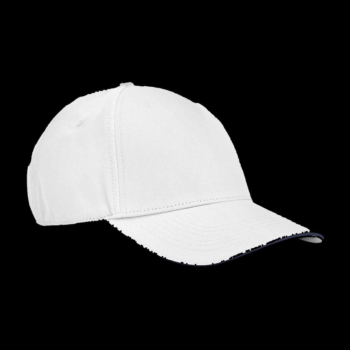 Beechfield EarthAware® Classic Organic Cotton 5 Panel Sandwich Peak Cap — front