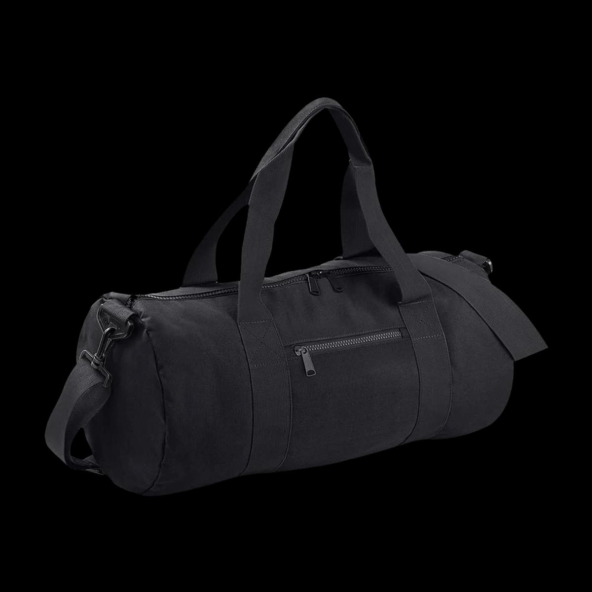 BagBase Original Barrel Bag — front