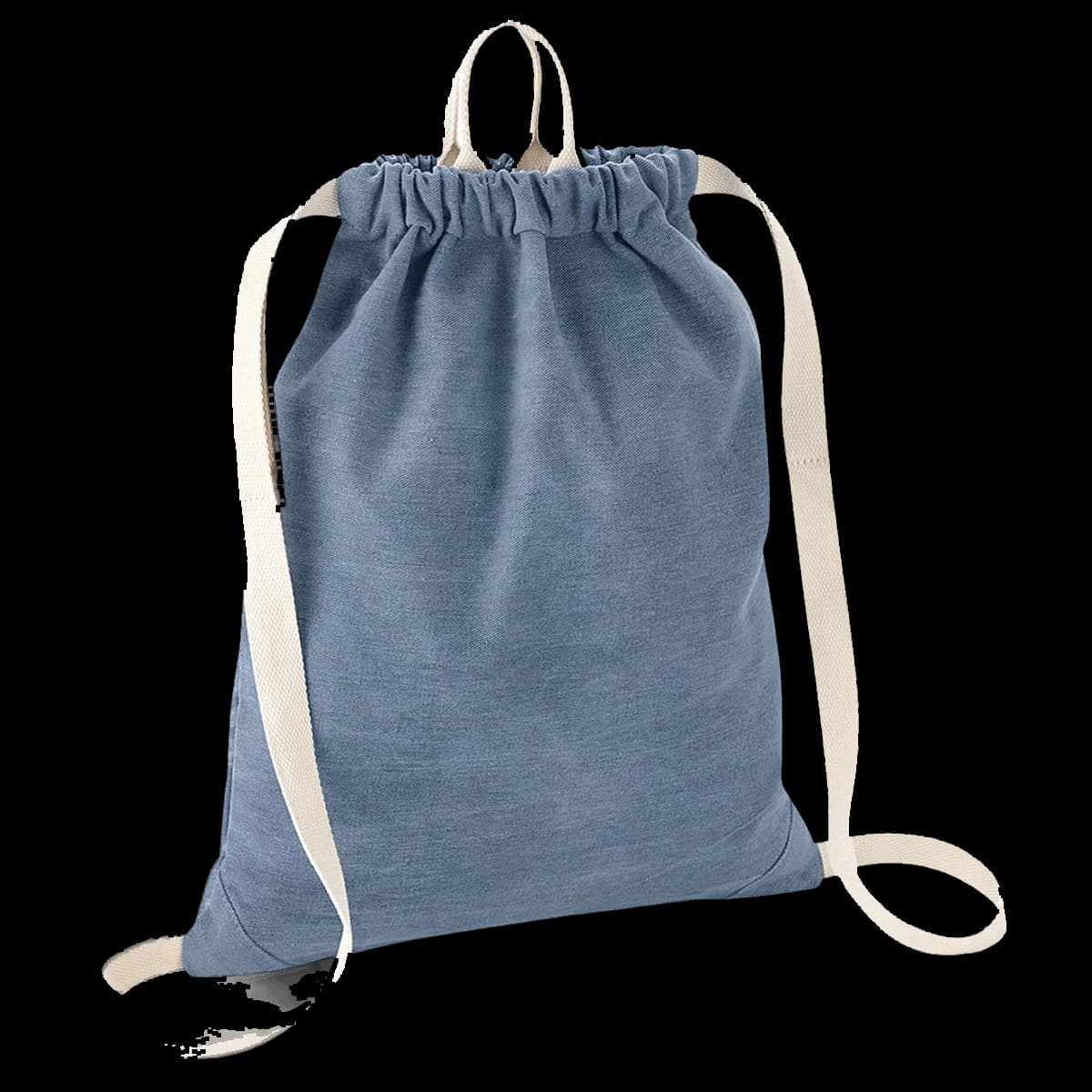 BagBase Denim Gymsac — front