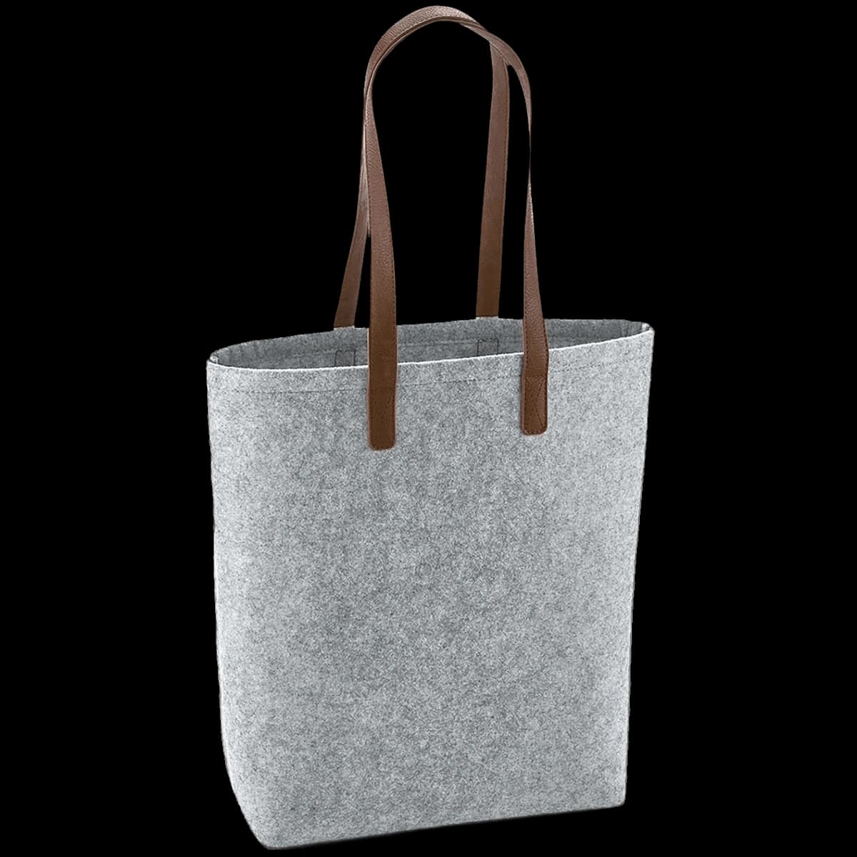 BagBase Premium Felt Tote Bag — front