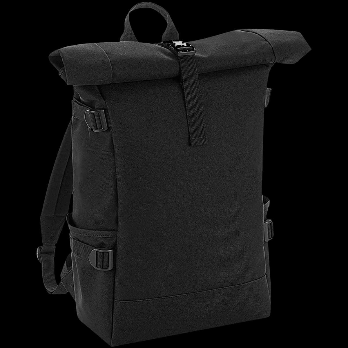 BagBase Block Roll-Top Backpack — front