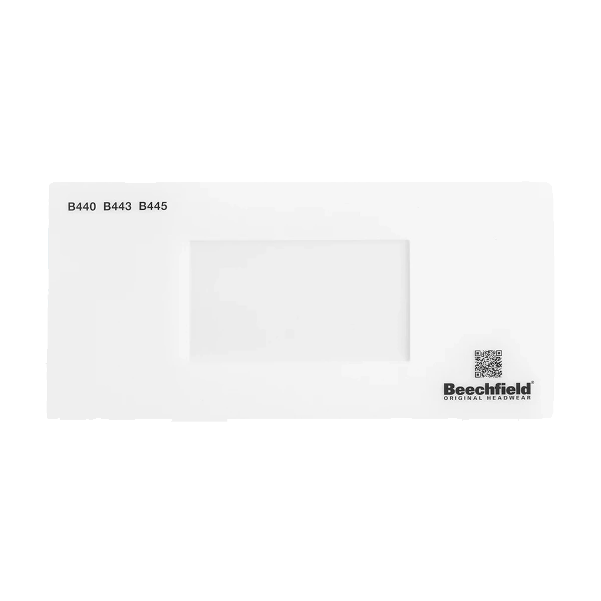 Beechfield Original Patch Silicone Template — front