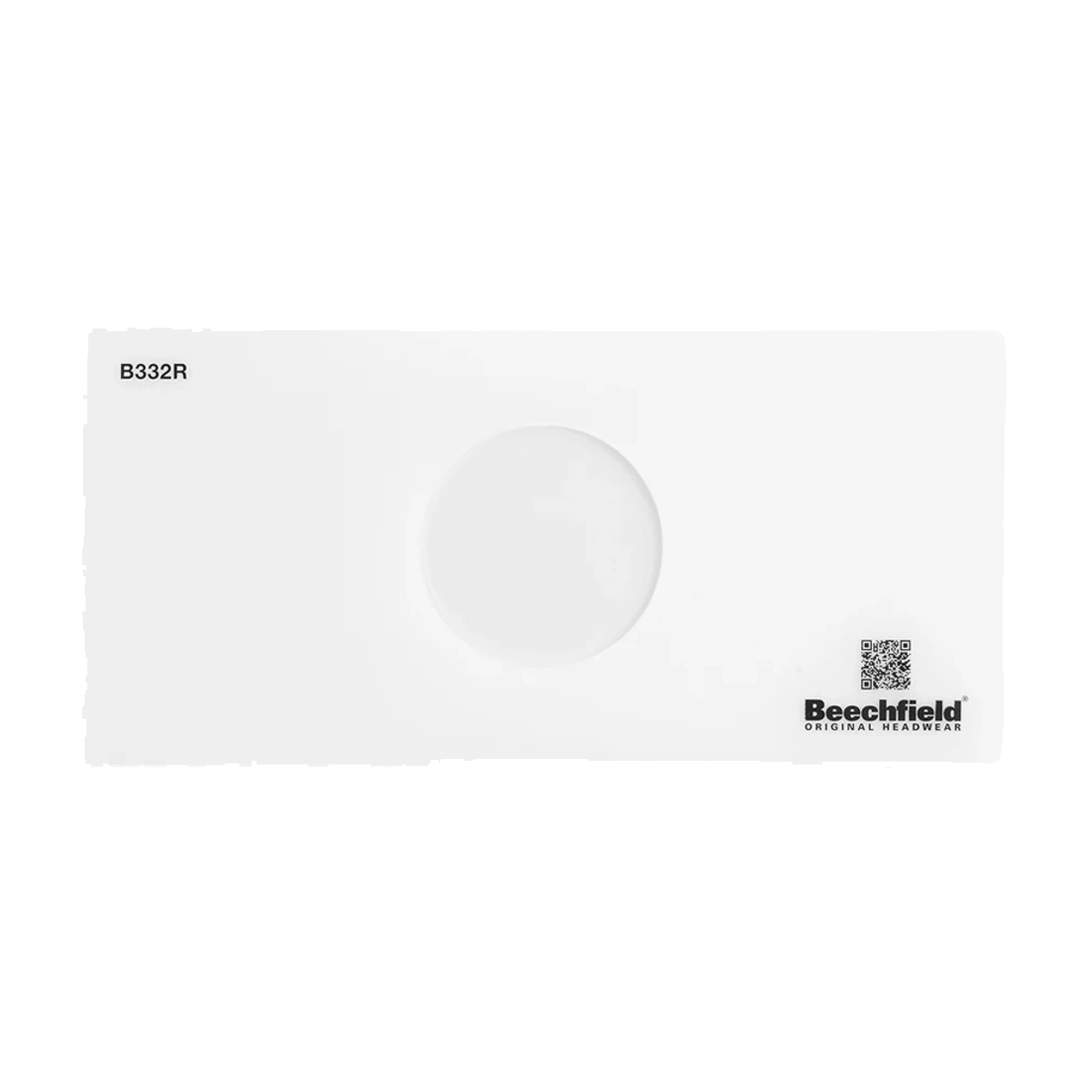 Beechfield Circular Fashion Patch Silicone Template — front