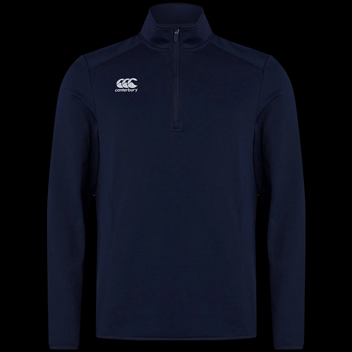 Canterbury Club Zip Neck Mid Layer Training Top — front