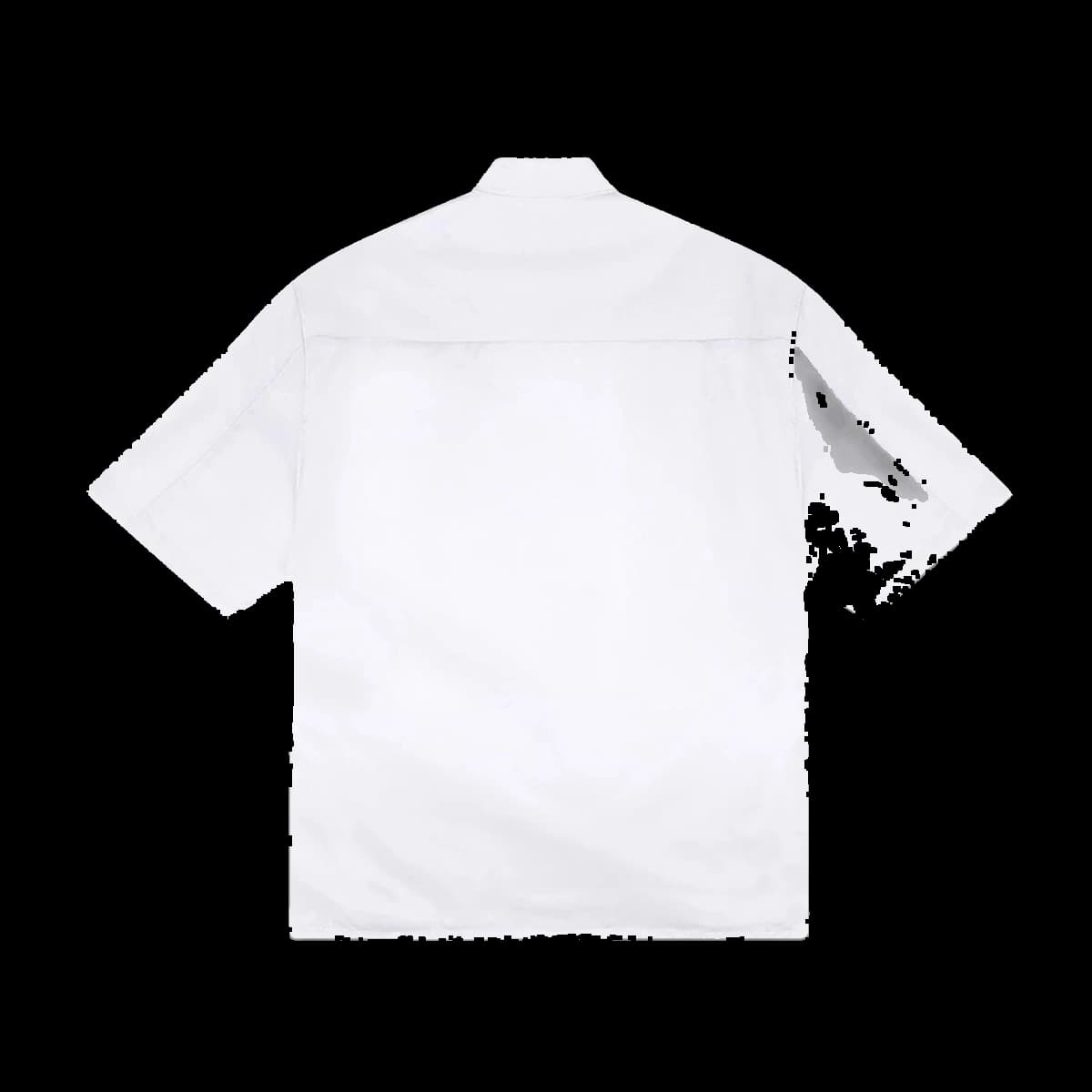 Dennys Short Sleeve Press Stud Chef's Jacket — back