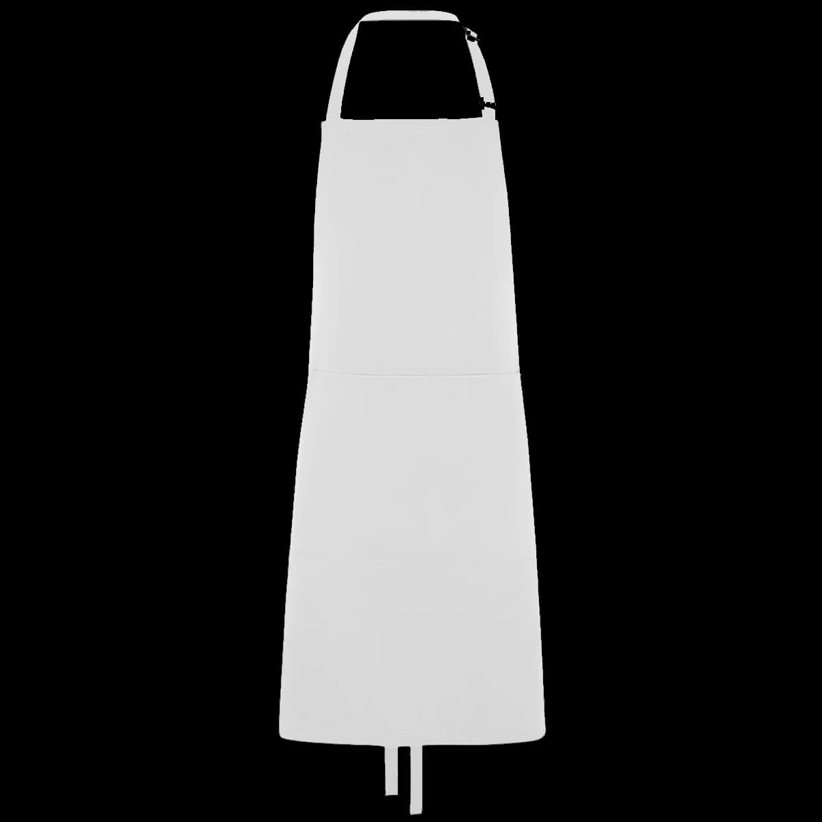 Dennys Polyester Bib Apron with Pocket — front