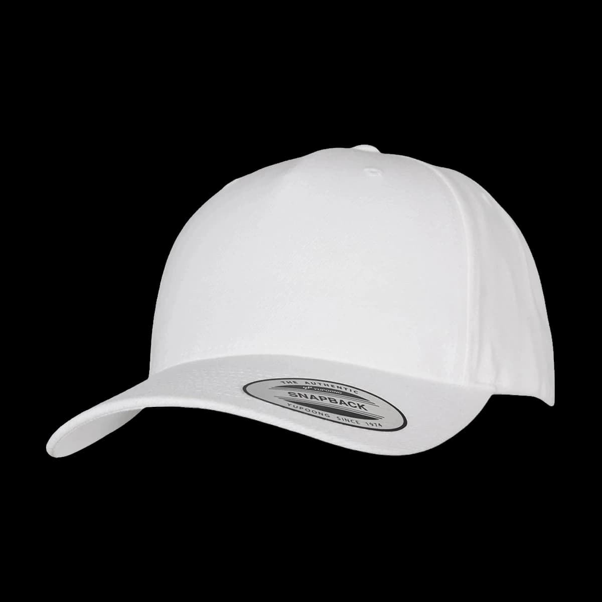 Flexfit 5 Panel Premium Curved Snapback — front