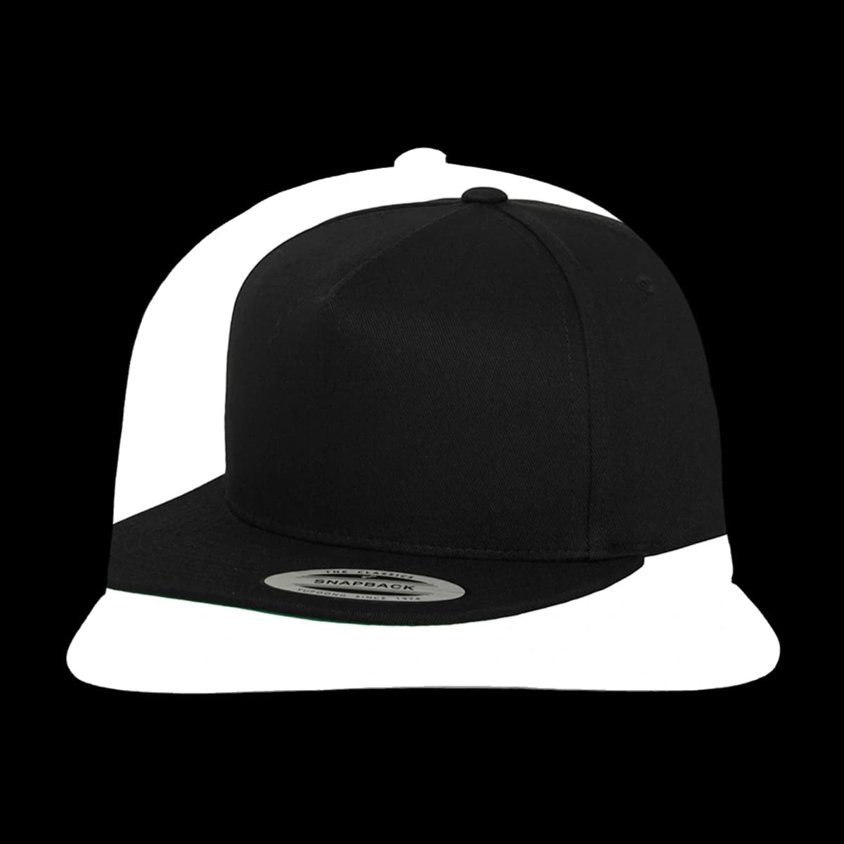 Flexfit Classic 5 Panel Snapback Cap — front