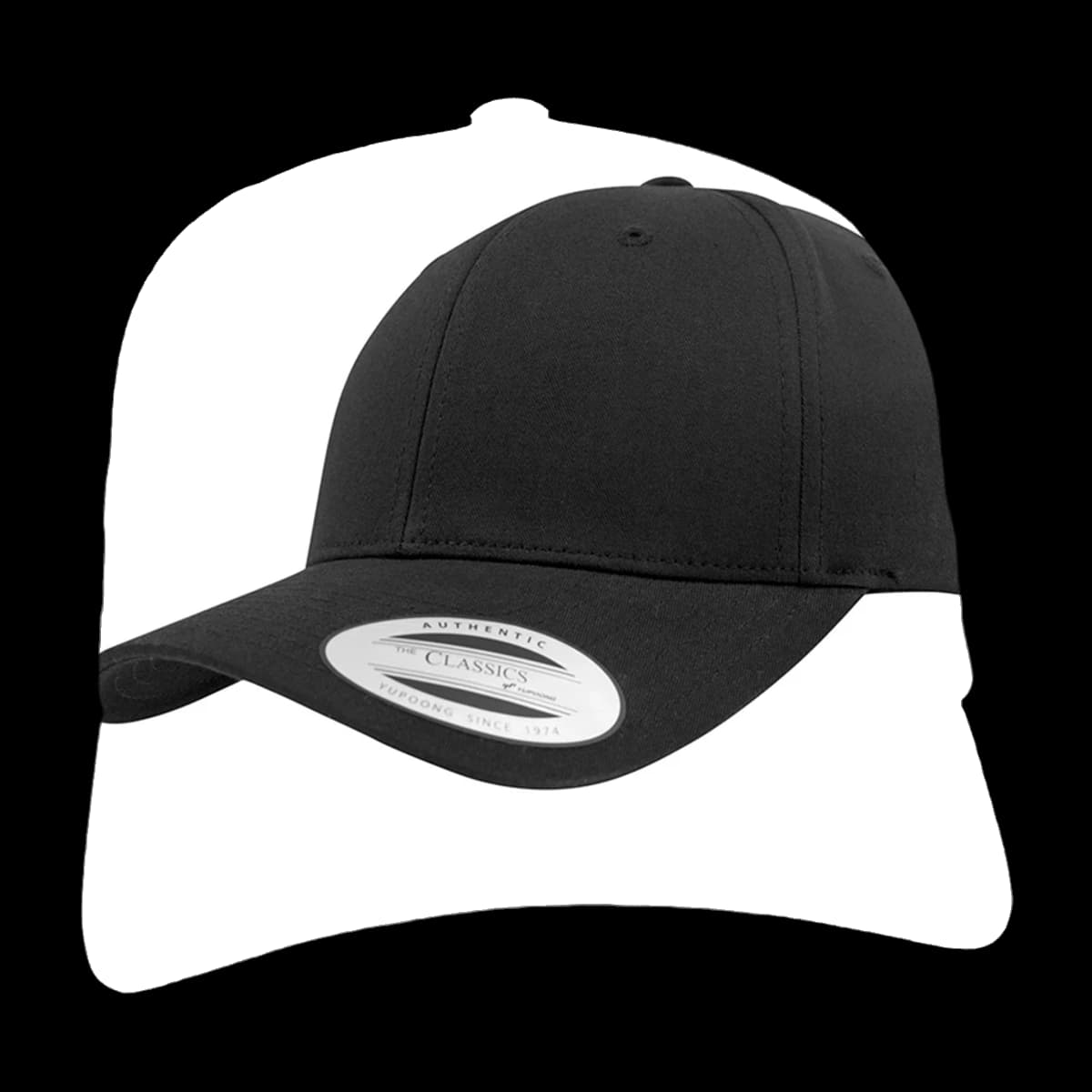 Flexfit Curved Classic Snapback Cap — front