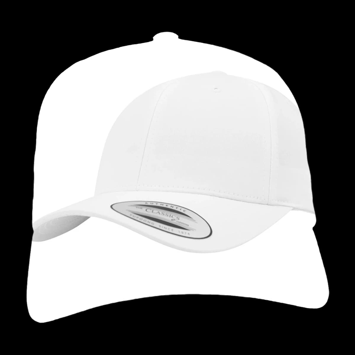 Flexfit Curved Classic Snapback Cap — front