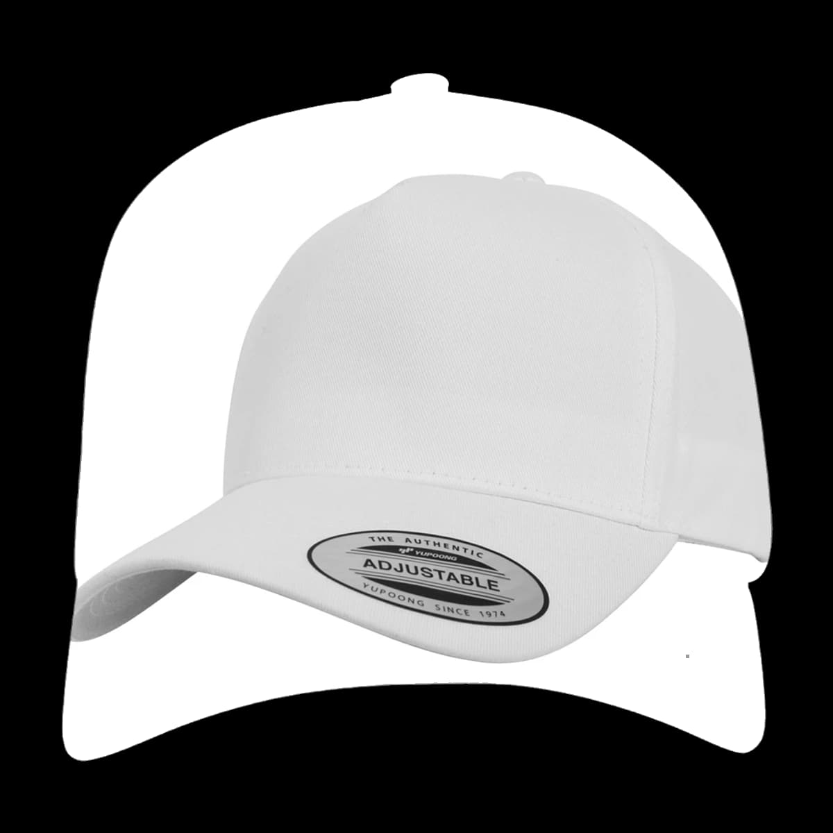 Flexfit 5 Panel Curved Classic Snapback Cap — front