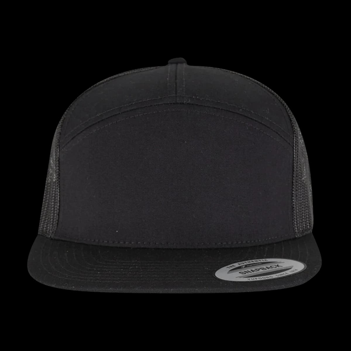 Flexfit 7 Panel Trucker Cap — front
