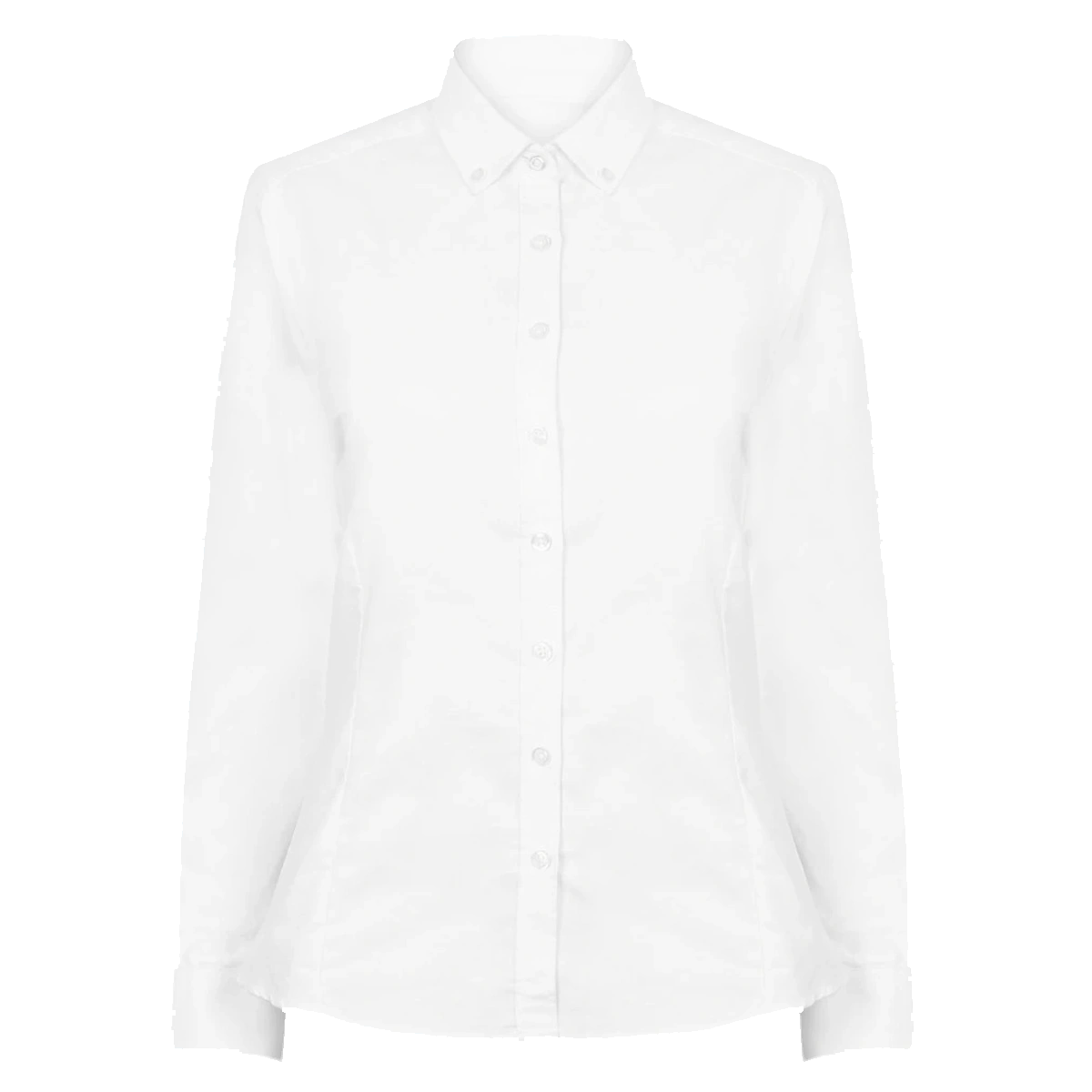 Henbury Ladies Modern Long Sleeve Regular Fit Oxford Shirt — front