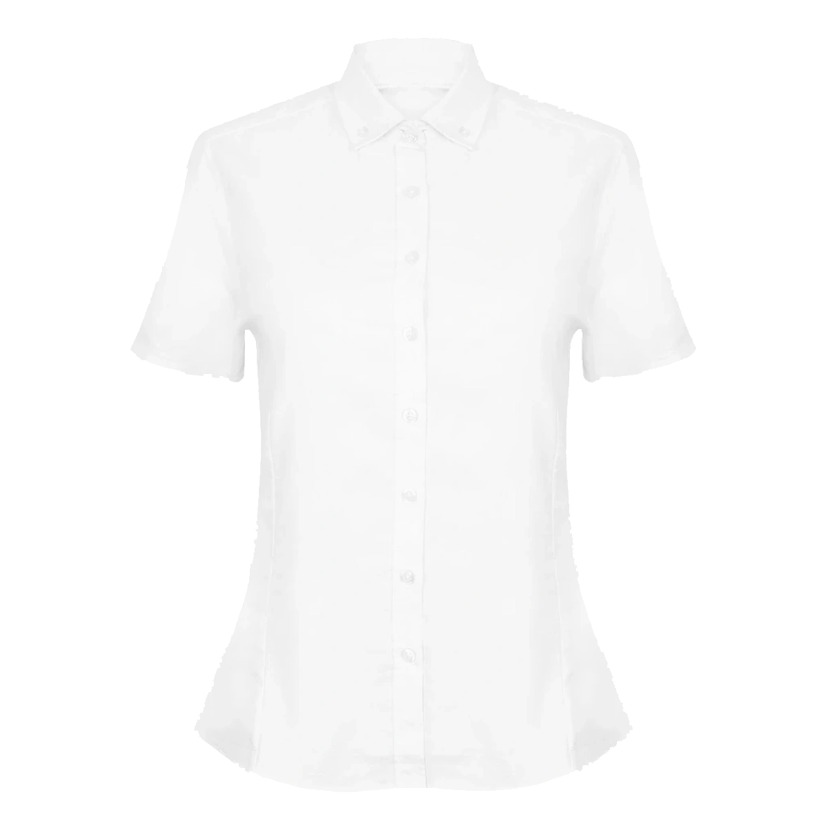Henbury Ladies Modern Short Sleeve Regular Fit Oxford Shirt — front