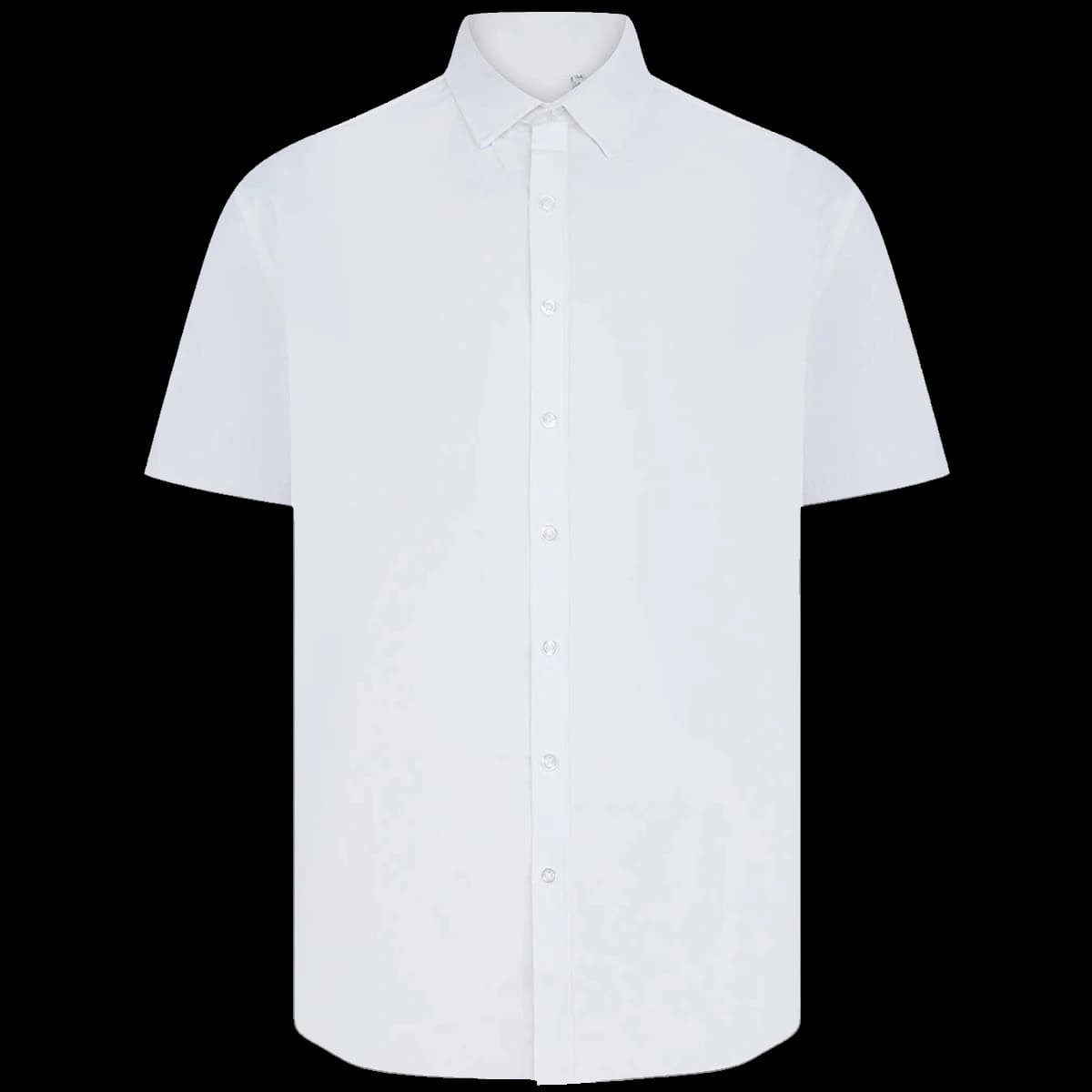 Henbury Short Sleeved Cotton Feel Coolplus® Shirt — front