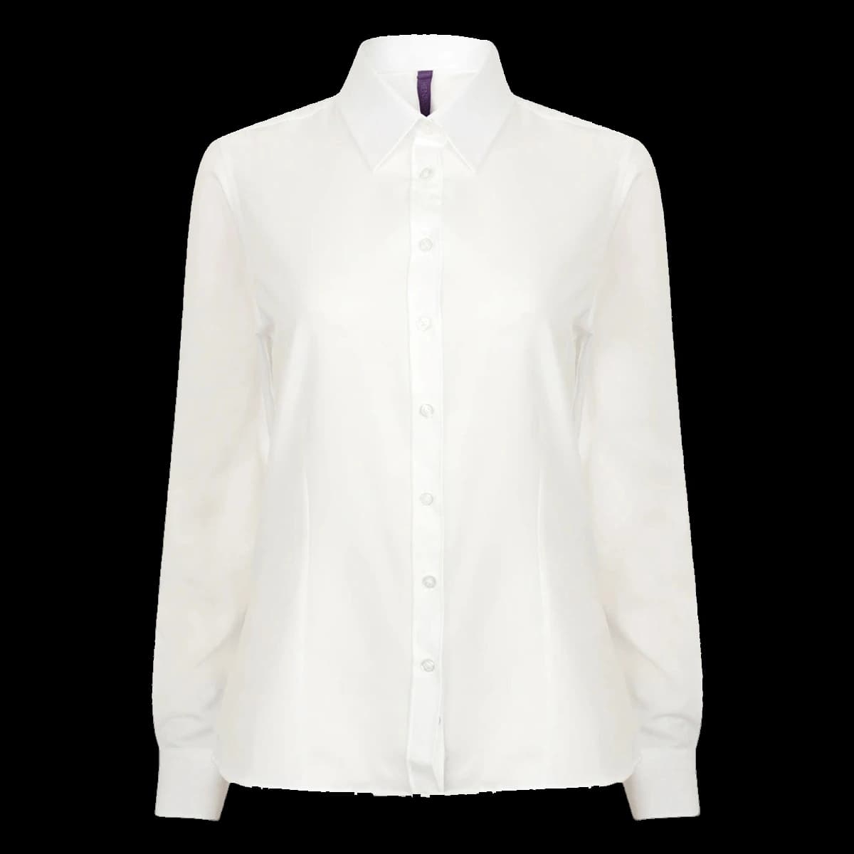 Henbury Ladies Long Sleeve Wicking Shirt — front