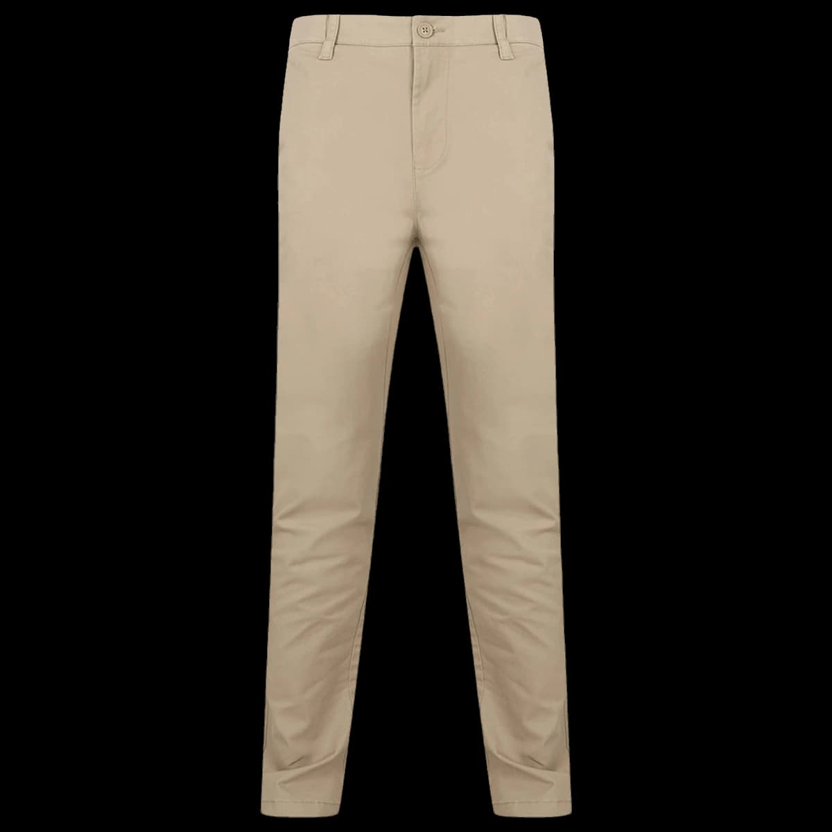 Henbury Stretch Flex Waistband Chino Trousers — front