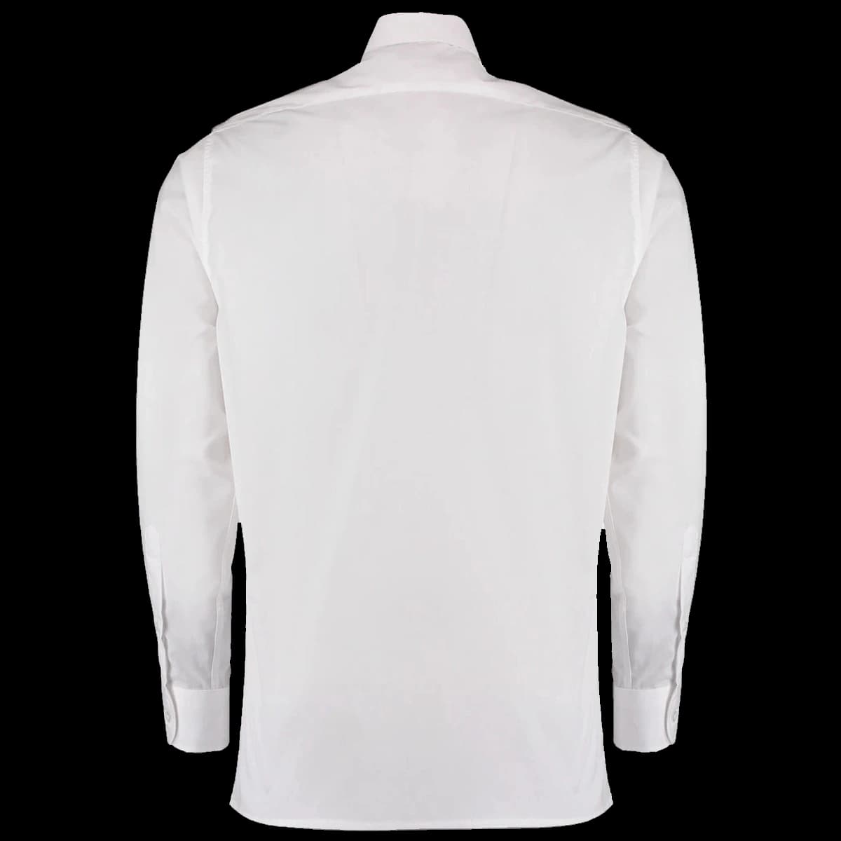 Kustom Kit Long Sleeve Tailored Pilot Shirt — back