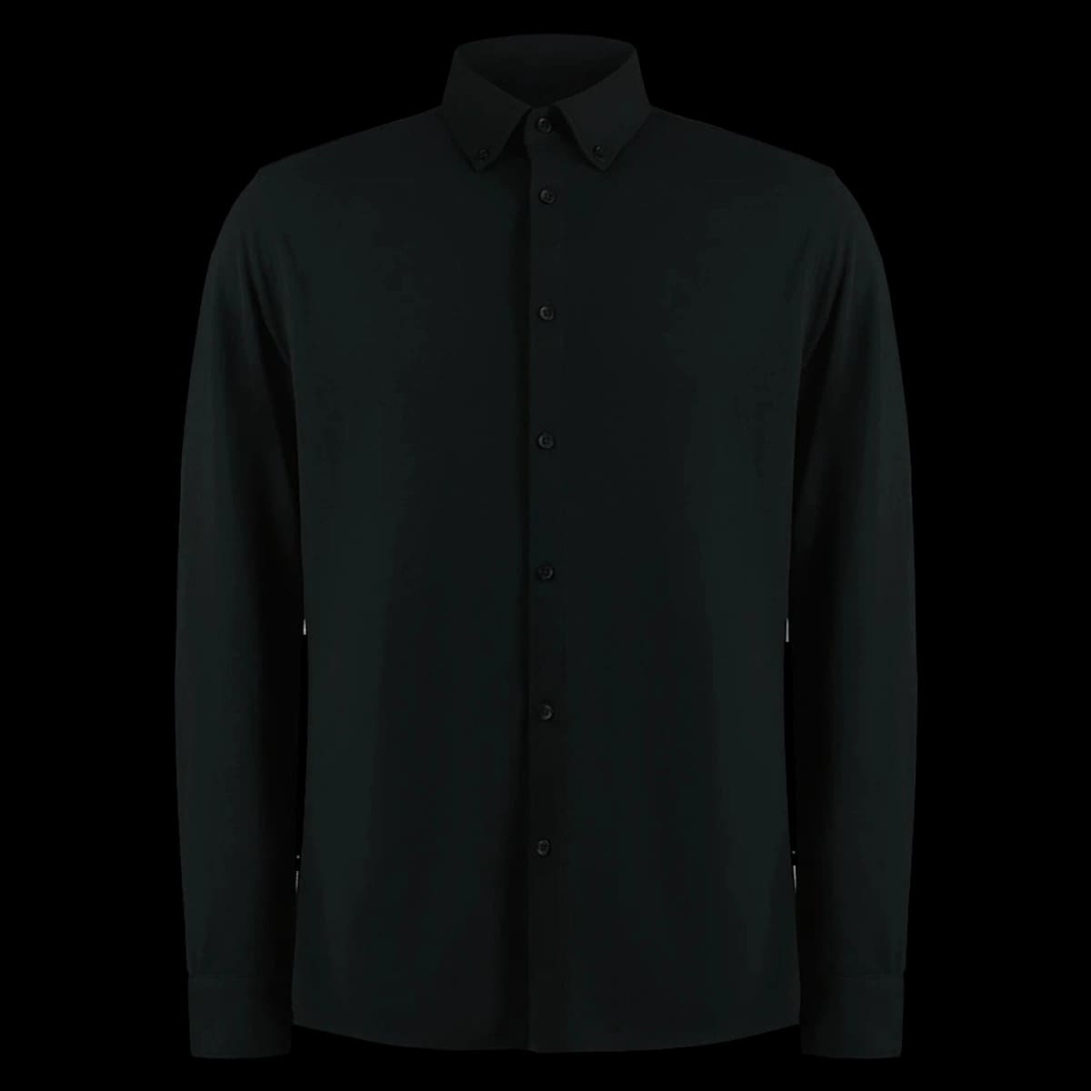 Kustom Kit Long Sleeve Superwash® 60°C Piqué Shirt — front