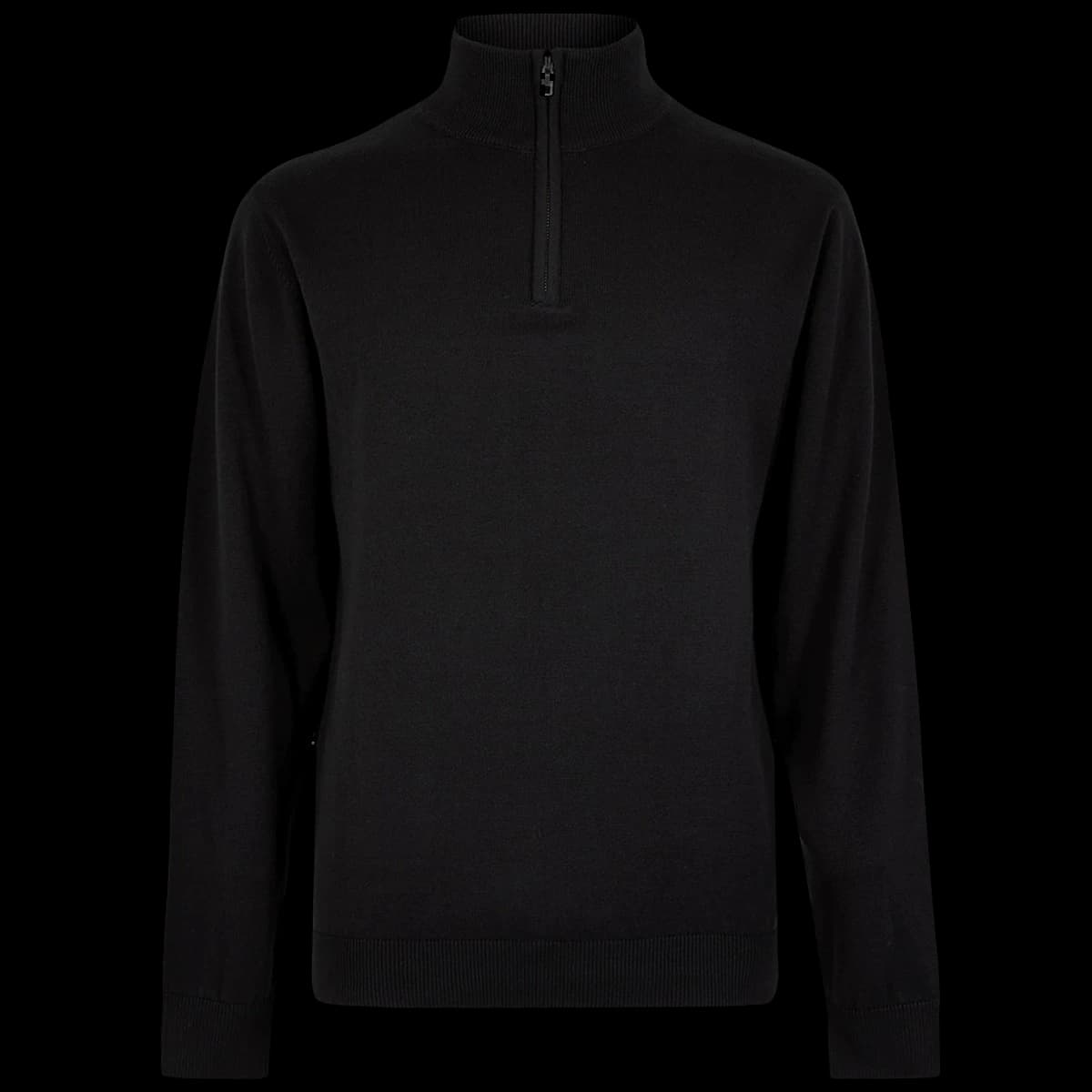 Kustom Kit Regular Fit Arundel 1/4 Zip Sweater — front
