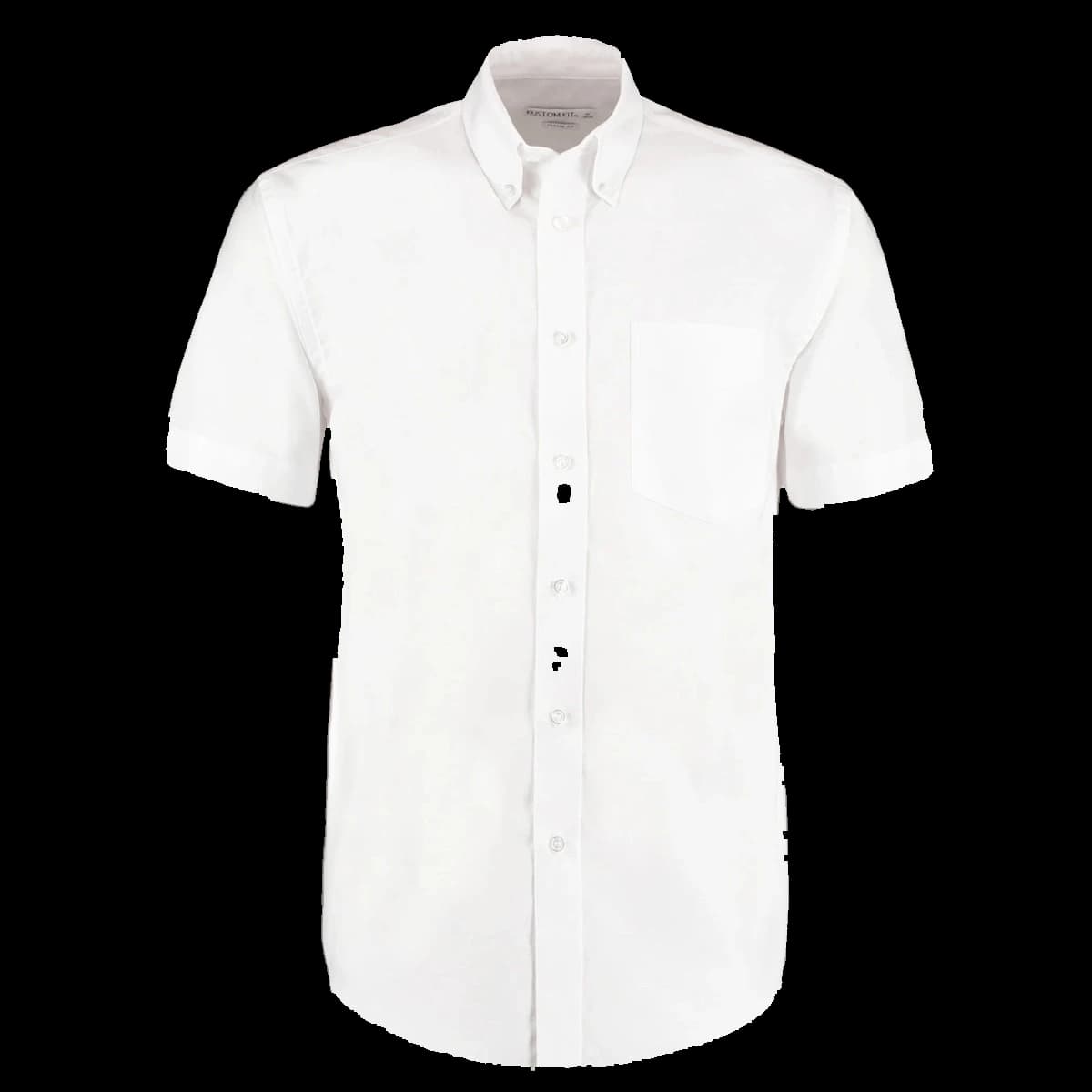 Kustom Kit Short Sleeve Classic Fit Workwear Oxford Shirt — front