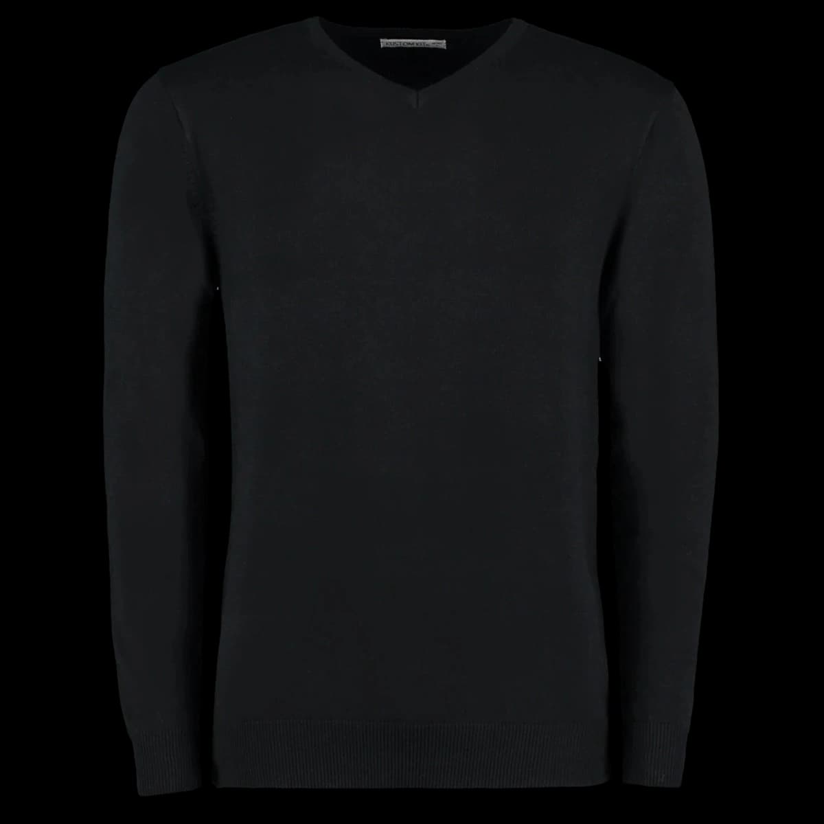 Kustom Kit Arundel Cotton Acrylic V Neck Sweater — front