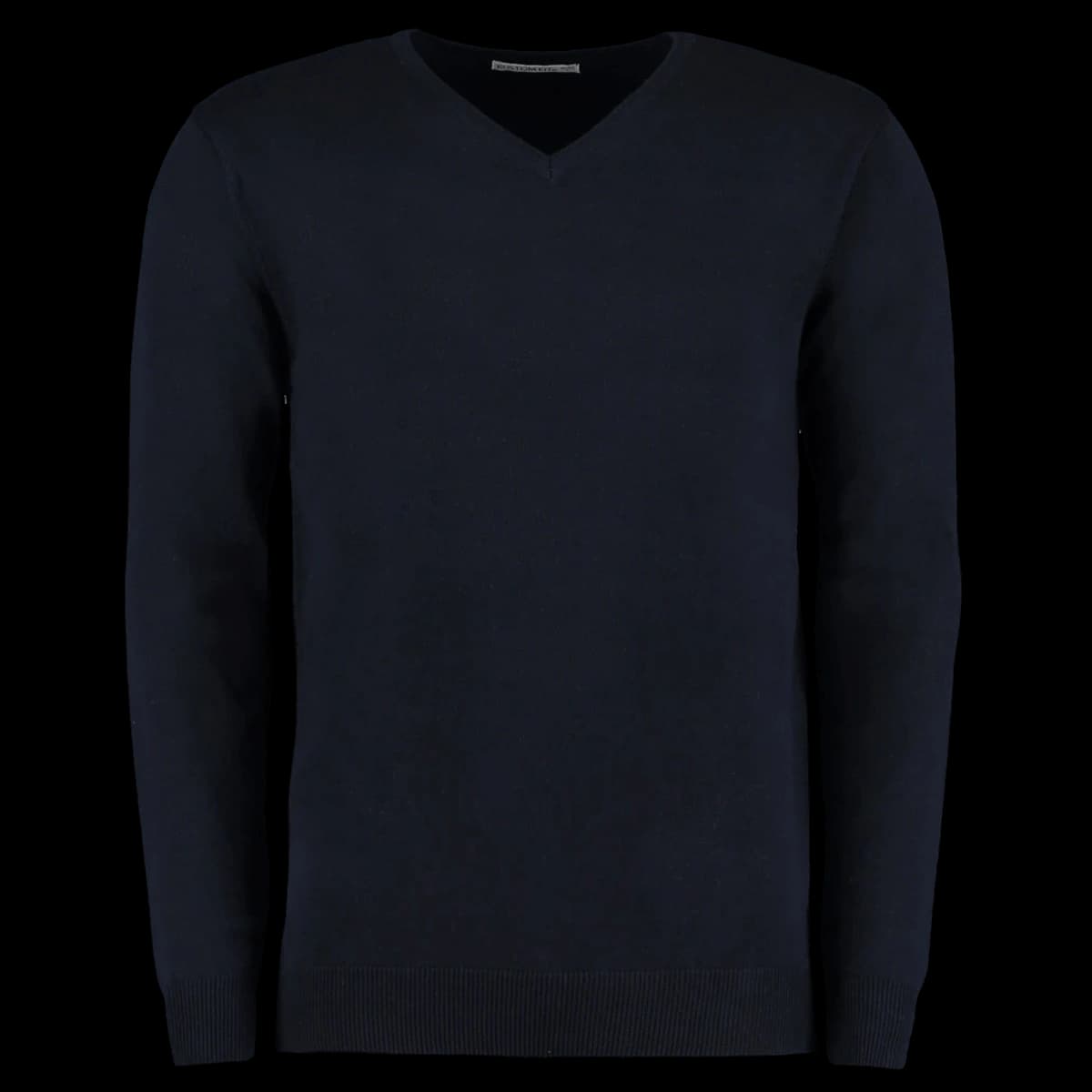 Kustom Kit Arundel Cotton Acrylic V Neck Sweater — front